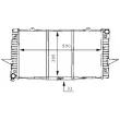 MAHLE CR 165 000S - Radiateur, refroidissement du moteur