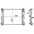 MAHLE CR 1691 000P - Radiateur, refroidissement du moteur