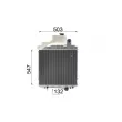 MAHLE CR 1729 000P - Radiateur, refroidissement du moteur