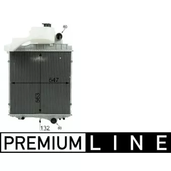 Radiateur, refroidissement du moteur MAHLE CR 1730 000P pour JOHN DEERE Series 6020 6920, 6820 S - 150cv