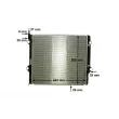 MAHLE CR 1868 000S - Radiateur, refroidissement du moteur