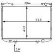 MAHLE CR 187 000S - Radiateur, refroidissement du moteur