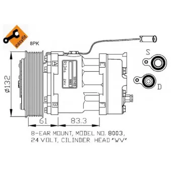 NRF 32753G - Compresseur, climatisation