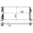 MAHLE CR 2057 000S - Radiateur, refroidissement du moteur