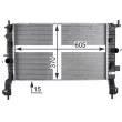 MAHLE CR 2119 000P - Radiateur, refroidissement du moteur