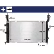 MAHLE CR 2120 000S - Radiateur, refroidissement du moteur