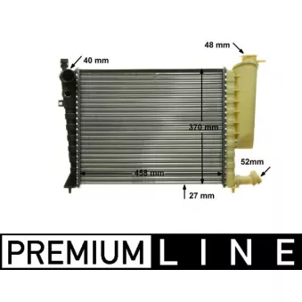 Radiateur, refroidissement du moteur MAHLE CR 2205 000P pour CITROEN XSARA 1.4 LPG - 75cv