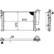 MAHLE CR 2206 000P - Radiateur, refroidissement du moteur