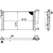 MAHLE CR 2206 000S - Radiateur, refroidissement du moteur