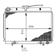MAHLE CR 232 000P - Radiateur, refroidissement du moteur