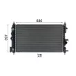 MAHLE CR 2591 000P - Radiateur, refroidissement du moteur