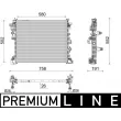 Radiateur, refroidissement du moteur MAHLE [CR 2598 000P]