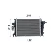 MAHLE CR 2634 000P - Radiateur, refroidissement du moteur