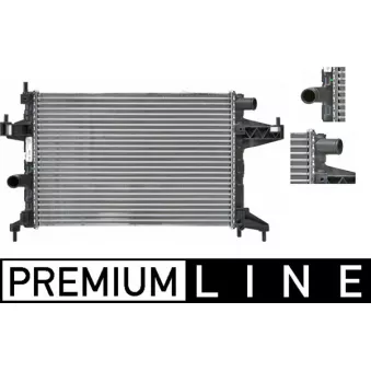 Radiateur, refroidissement du moteur MAGNETI MARELLI 350213191600