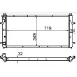 MAHLE CR 398 000S - Radiateur, refroidissement du moteur