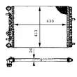 MAHLE CR 454 000S - Radiateur, refroidissement du moteur