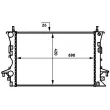 MAHLE CR 459 000S - Radiateur, refroidissement du moteur