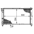 MAHLE CR 489 000S - Radiateur, refroidissement du moteur