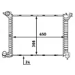 Radiateur, refroidissement du moteur MAHLE [CR 532 000S]