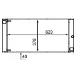 MAHLE CR 572 000P - Radiateur, refroidissement du moteur