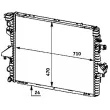 MAHLE CR 585 000P - Radiateur, refroidissement du moteur