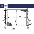 MAHLE CR 614 000S - Radiateur, refroidissement du moteur