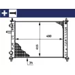 Radiateur, refroidissement du moteur MAHLE [CR 631 000S]