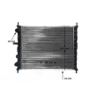 MAHLE CR 631 000S - Radiateur, refroidissement du moteur