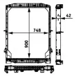 MAHLE CR 706 000P - Radiateur, refroidissement du moteur