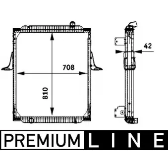 Radiateur, refroidissement du moteur MAHLE OEM 5010315748