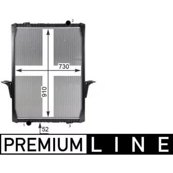 Radiateur, refroidissement du moteur MAHLE OEM 5010315133