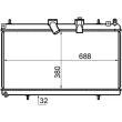 Radiateur, refroidissement du moteur MAHLE [CR 802 000S]