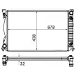 MAHLE CR 842 000S - Radiateur, refroidissement du moteur