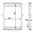 MAHLE CR 891 000S - Radiateur, refroidissement du moteur