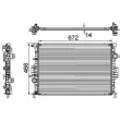MAHLE CR 906 000P - Radiateur, refroidissement du moteur