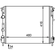 MAHLE CR 92 000S - Radiateur, refroidissement du moteur