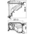 MAHLE CRT 207 000S - Vase d'expansion, liquide de refroidissement