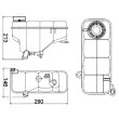 MAHLE CRT 5 000S - Vase d'expansion, liquide de refroidissement