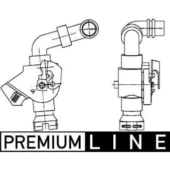 Valve magnétique MAHLE CV 2 000P pour MAN TGA 18,430, 18,440 - 430cv