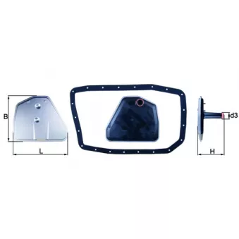 Filtre hydraulique, boîte automatique MAHLE OEM 24152333899