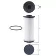 MAHLE HX 190D - Filtre hydraulique, boîte automatique