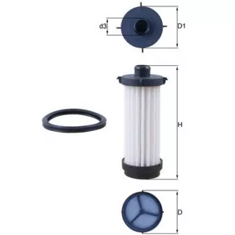 Kit de filtre hydraulique, boîte automatique METZGER 8020069