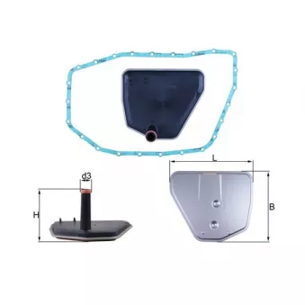 Filtre hydraulique, boîte automatique MAHLE OEM 09E321371