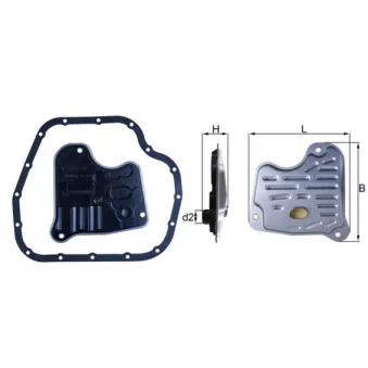 MAHLE HX 284D - Filtre hydraulique, boîte automatique