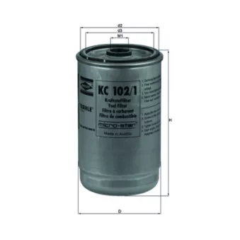 Filtre à carburant MAHLE OEM 51125030045