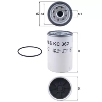 Filtre à carburant MAHLE OEM 7420514654