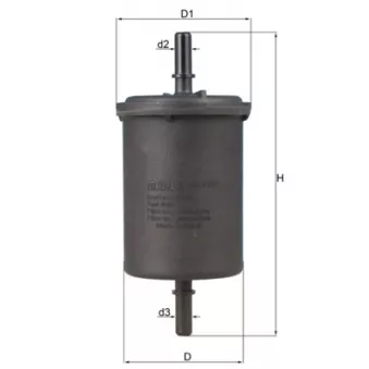 Filtre à carburant MAHLE KL 416/1 pour RENAULT LAGUNA 3.5 V6 - 238cv