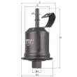 MAHLE KL 434 - Filtre à carburant