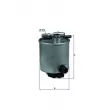 MAHLE KL 440/14 - Filtre à carburant