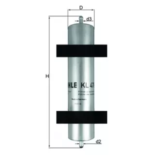 MAHLE KL 478 - Filtre à carburant